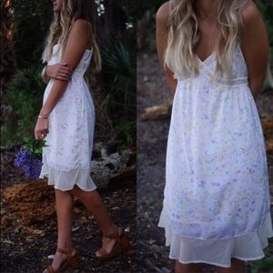 I Love Ronson Pastel Floral Open-Back Dress 12